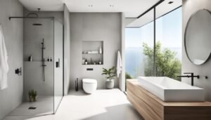 Minimalist bathroom design